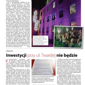 Najnowszy numer magazynu ZGIERZ-MOJA PRZESTRZEŃ