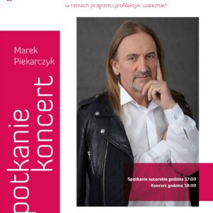 Marek Piekarczyk – spotkanie autorskie i akustyczny koncert