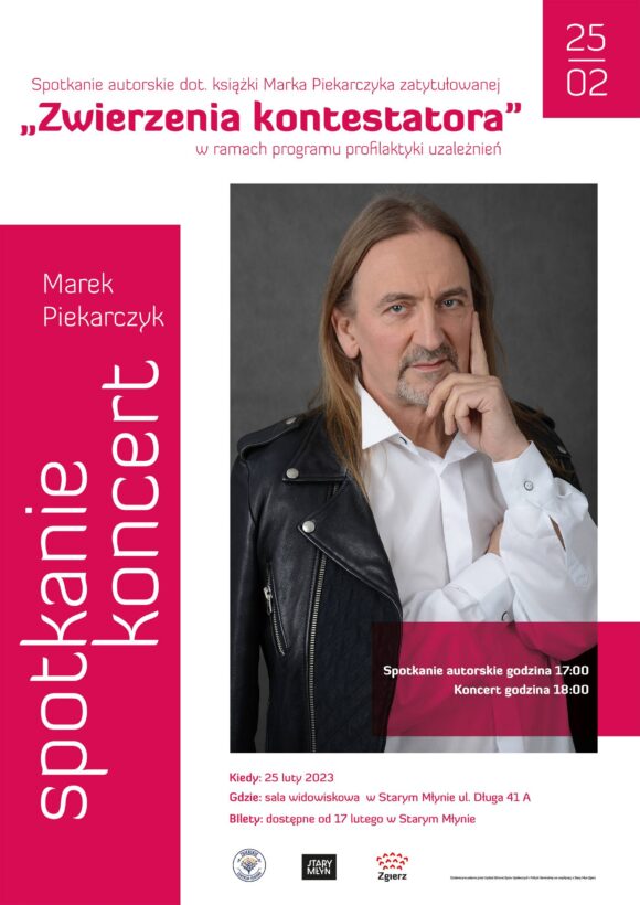 Marek Piekarczyk – spotkanie autorskie i akustyczny koncert