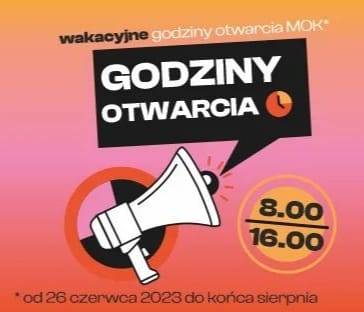 Wakacyjne godziny pracy