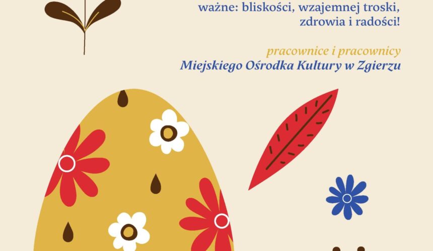 Życzymy Wam spokojnej Wielkanocy!