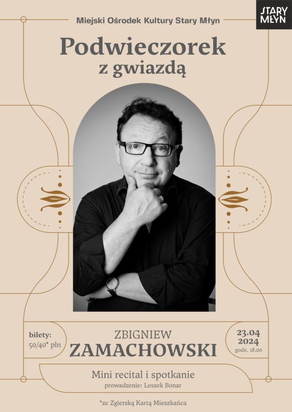 Zbigniew Zamachowski na kolejnym "Podwieczorku z gwiazdą"