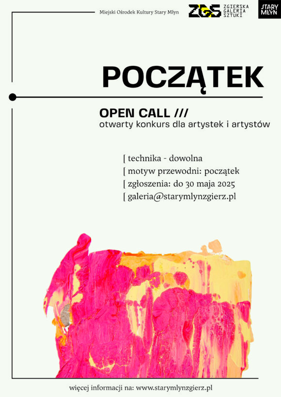 Open Call: POCZĄTEK – otwarty nabór do konkursu