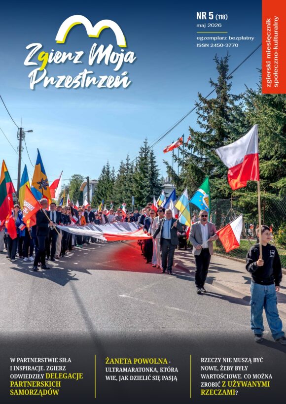 Majowy numer miesięcznika „Zgierz – Moja Przestrzeń”